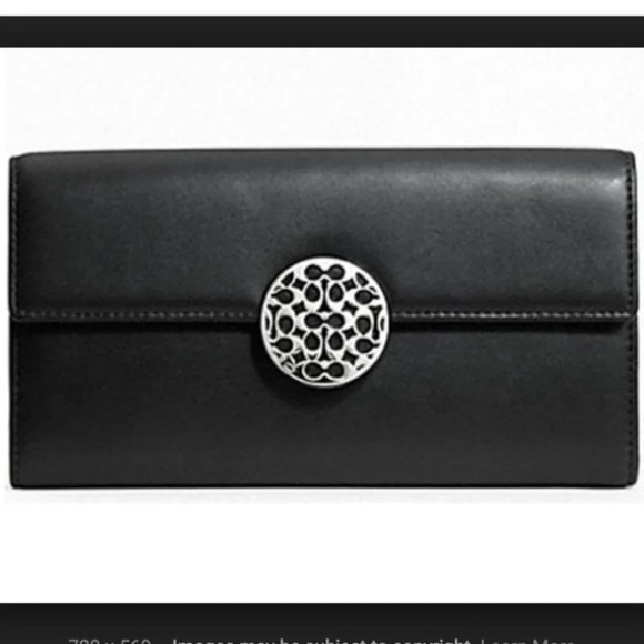 COACH ALEXANDRA LEATHER SLIM ENVELOPE F46148SV - Picture 3 of 7